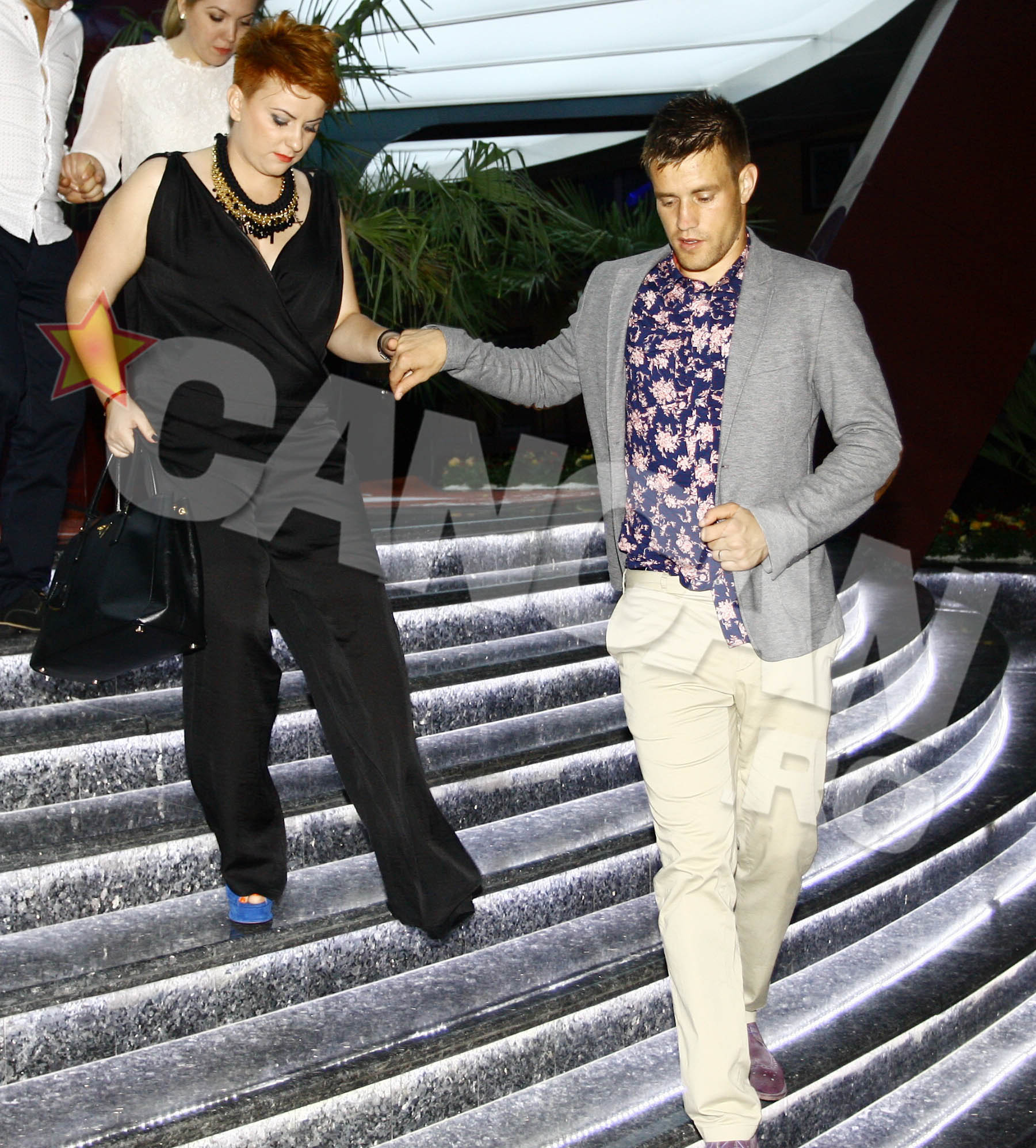 Mihai Pintili, alaturi de sotie