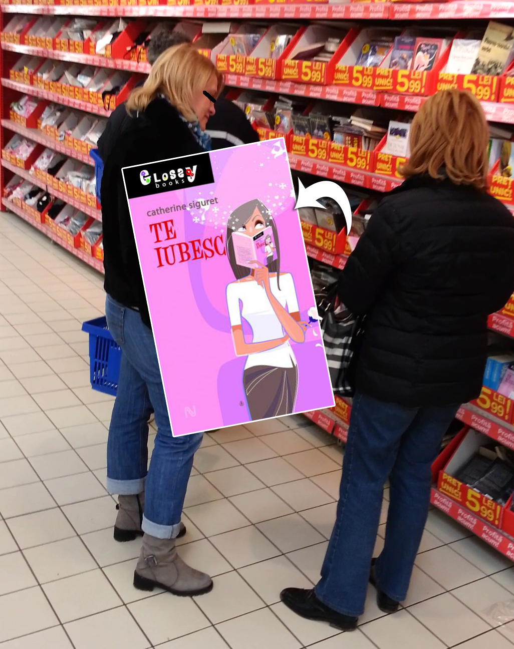 Maria Basescu a rasfoit un roman de dragoste cu un titlu cat se poate de romantic: Te iubesc