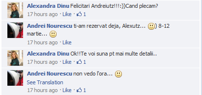 Alexandra se pregateste sa plece la Rio de Janeiro, la premiile