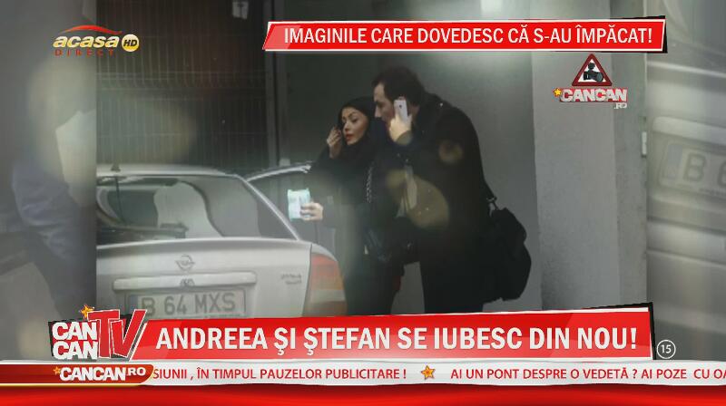 Andreea Mantea si Stefan Stan s-au impacat! S-au sarutat ca doi adolescenti in fata scarii blocului!
