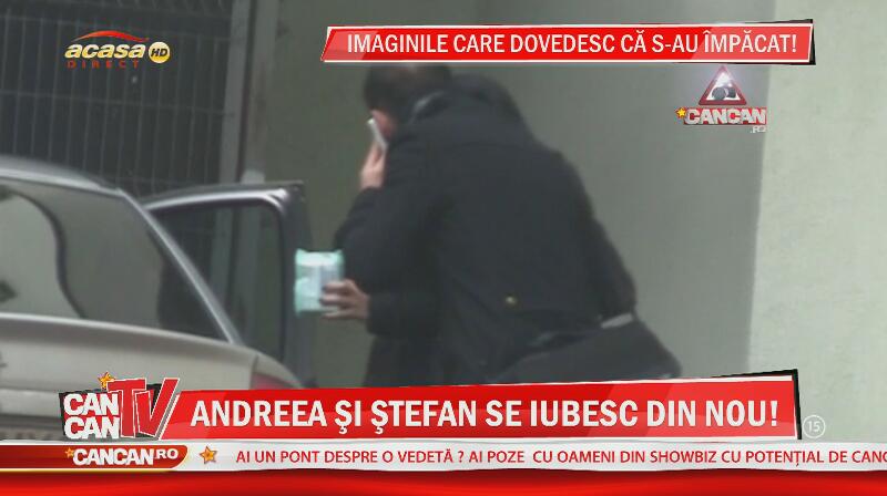 Andreea Mantea si Stefan Stan s-au impacat! S-au sarutat ca doi adolescenti in fata scarii blocului!