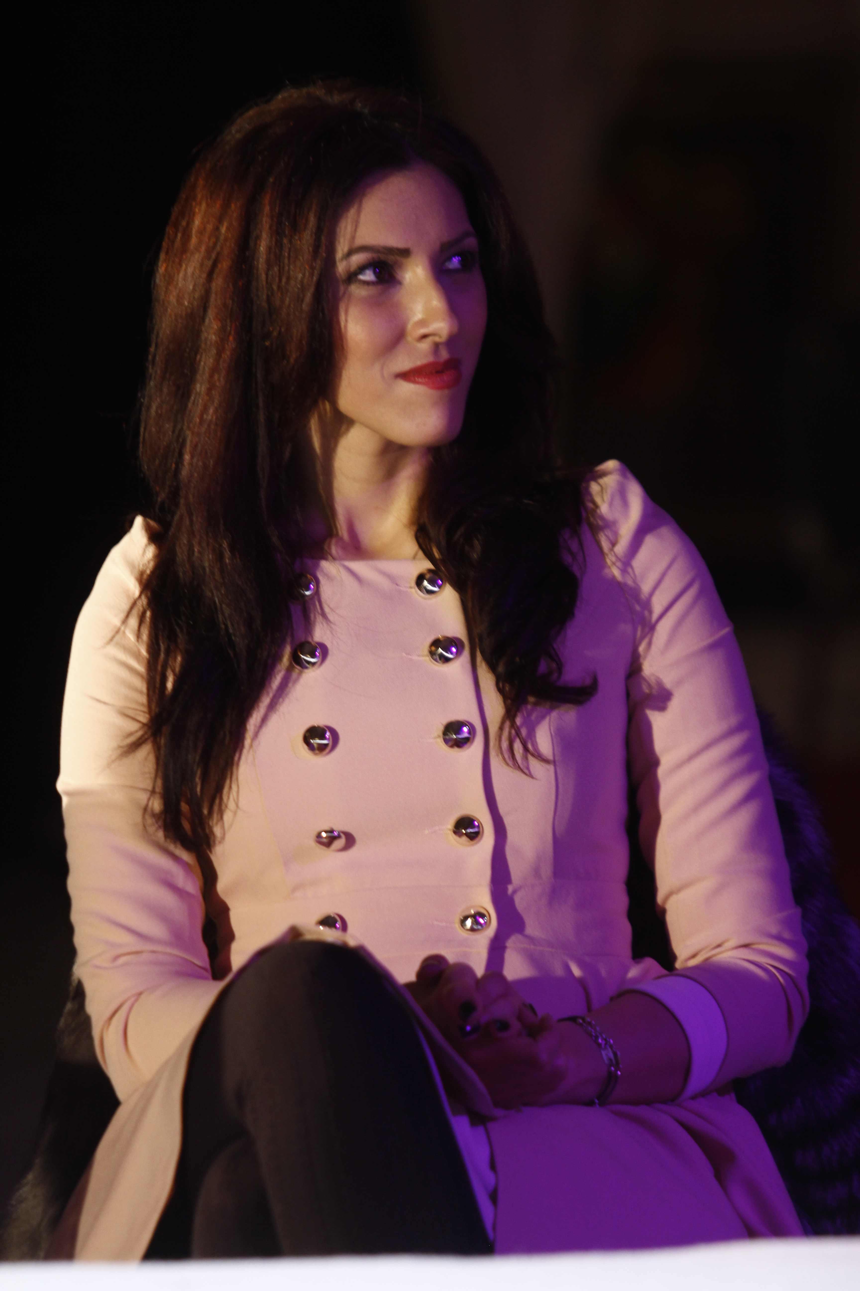 Eniko si-a privit mandra fiica in varsta de opt ani care a defilat pe podium