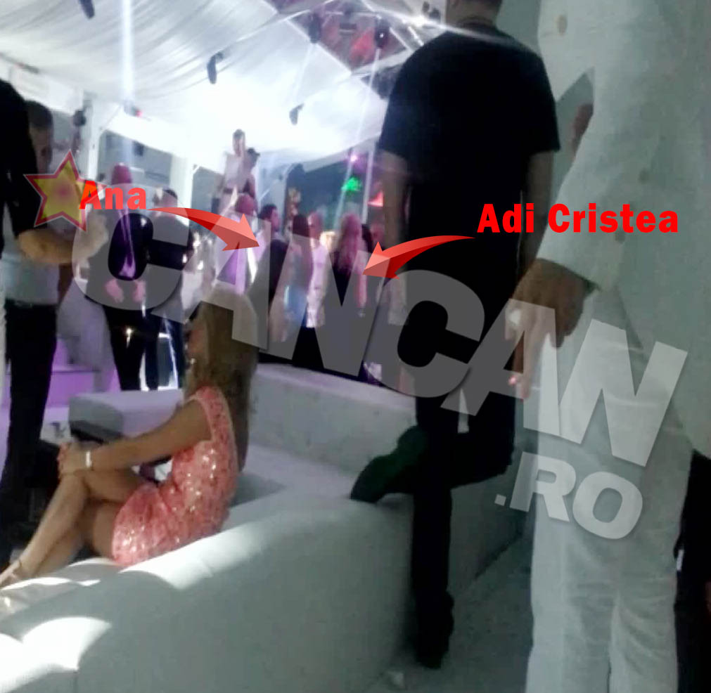 Cristea si-a rezervat o noapte intreaga sa o vrajeasca pe tanara care ii picase cu tronc, iar clubul a devenit scena perfecta