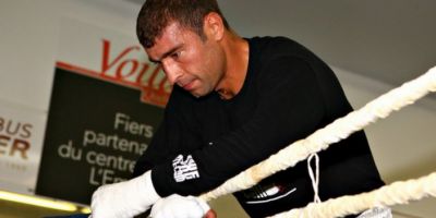 Lucian a reluat antrenamentele sub atenta supraveghere a antrenorului si a unui medic