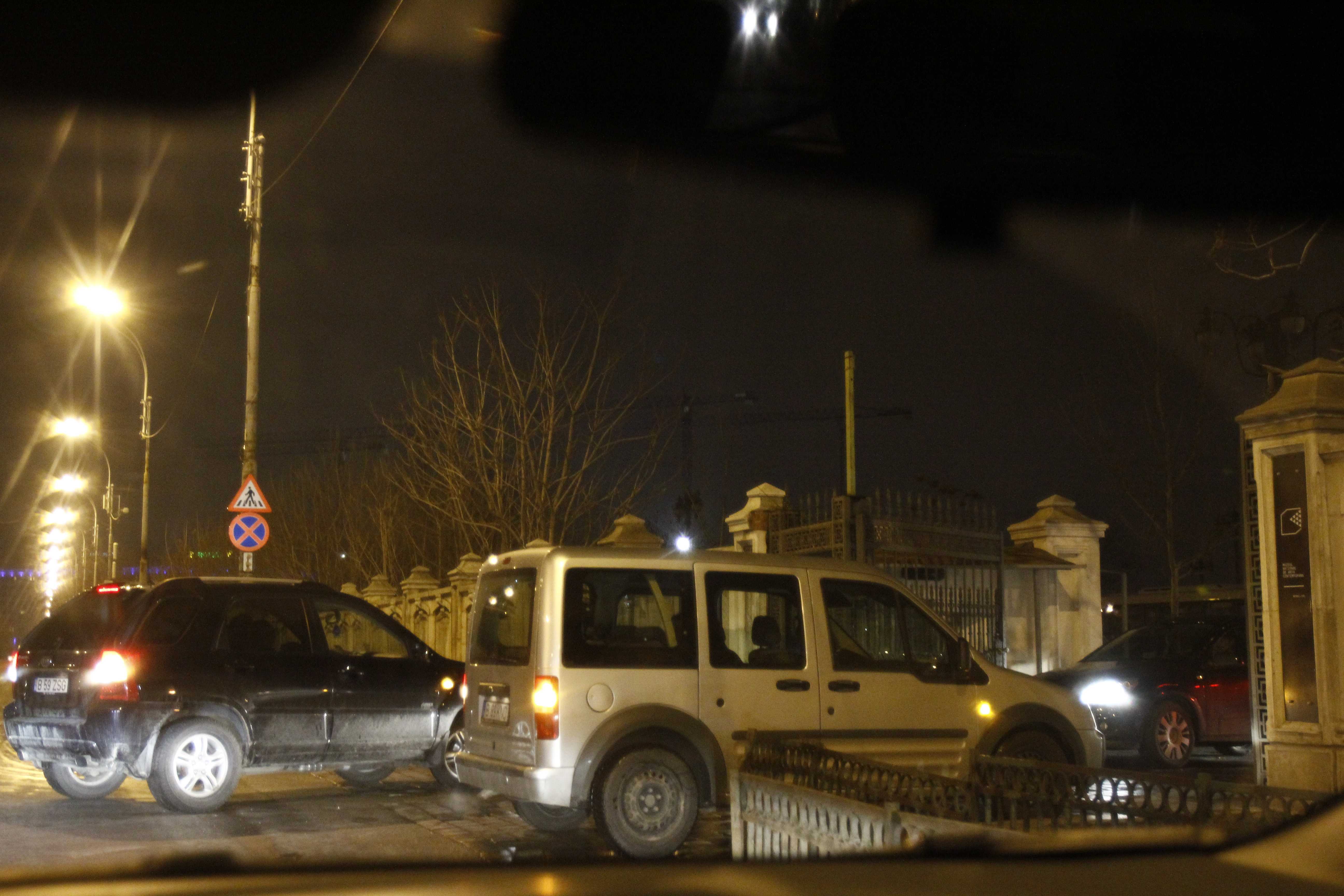 Dupa cateva minute in care a incercat sa convinga jandarmul ca se afla pe lista de invitati, oana Roman s-a vazut nevoita sa faca cale intoarsa