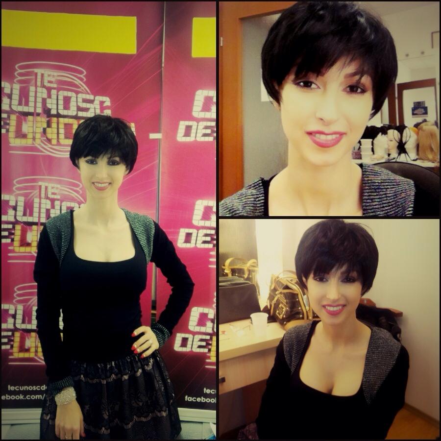 Andreea Bălan, schimbare spectaculoasă de look! Cântăreaţa s-a făcut brunetă şi s-a tuns scurt! Îţi place cum îi stă?