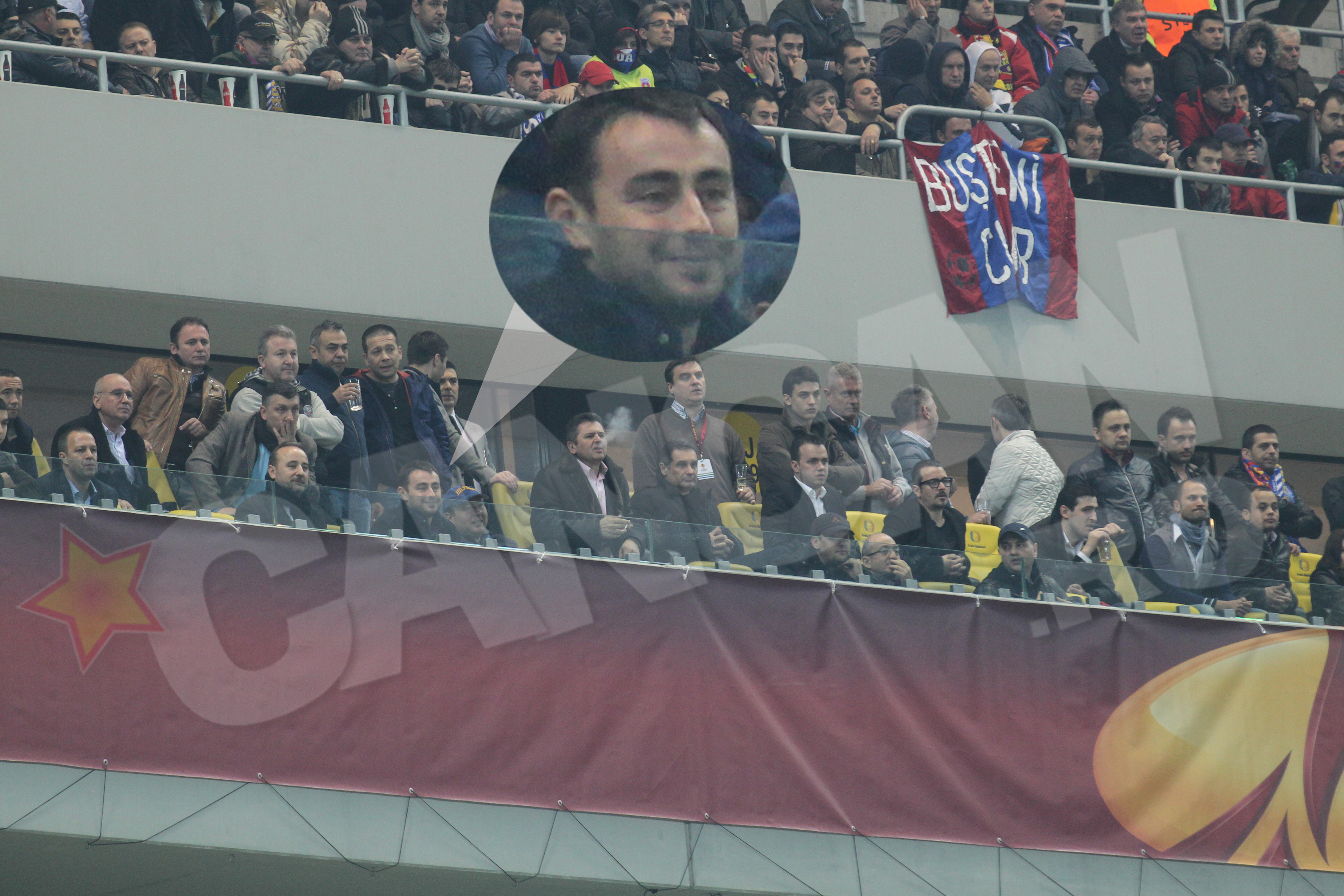 Dinu Pescariu a strigat din tribune pentru echipa preferata