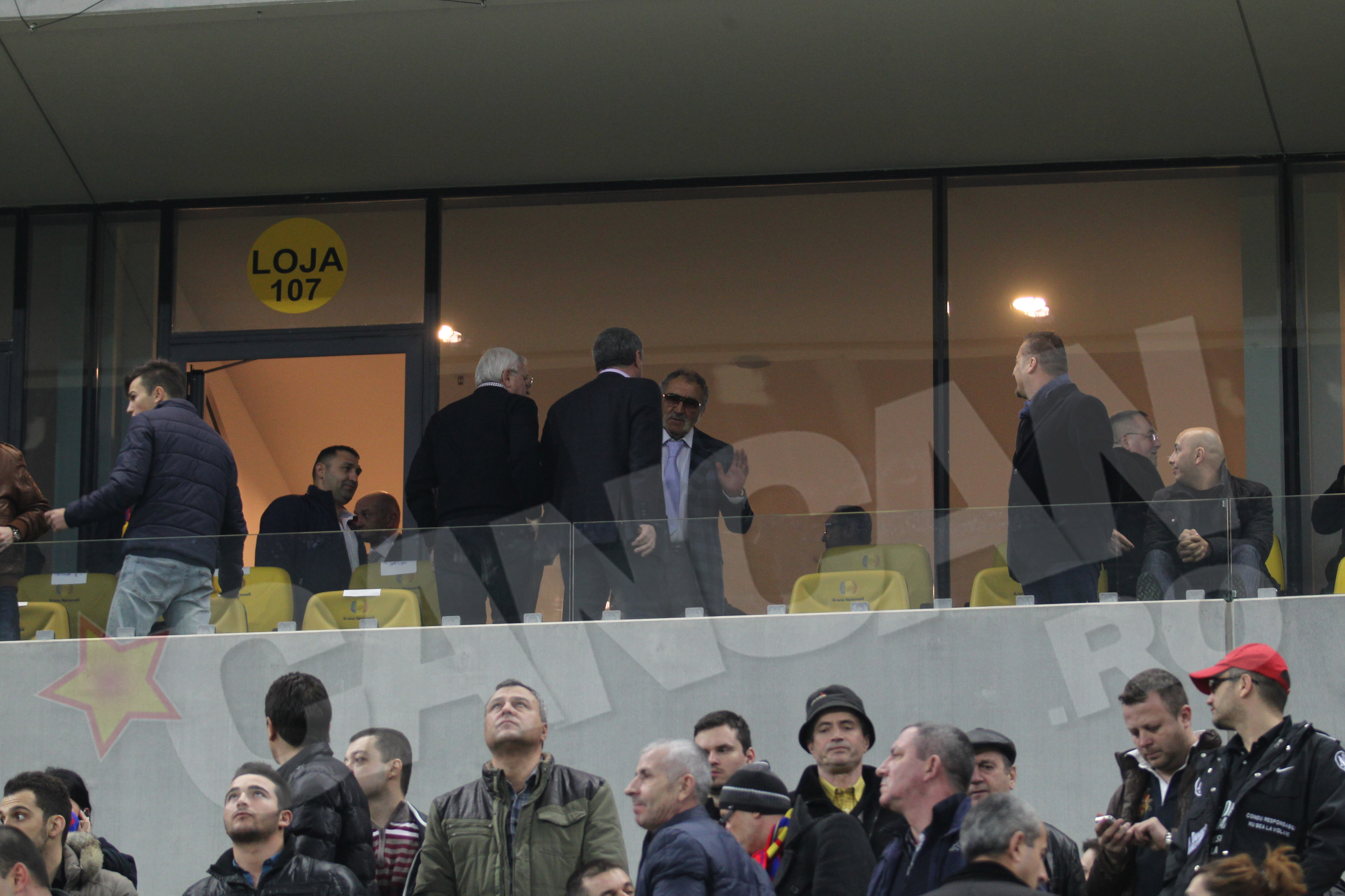 Ion Tiriac, alaturi de Victor Becali pe National Arena