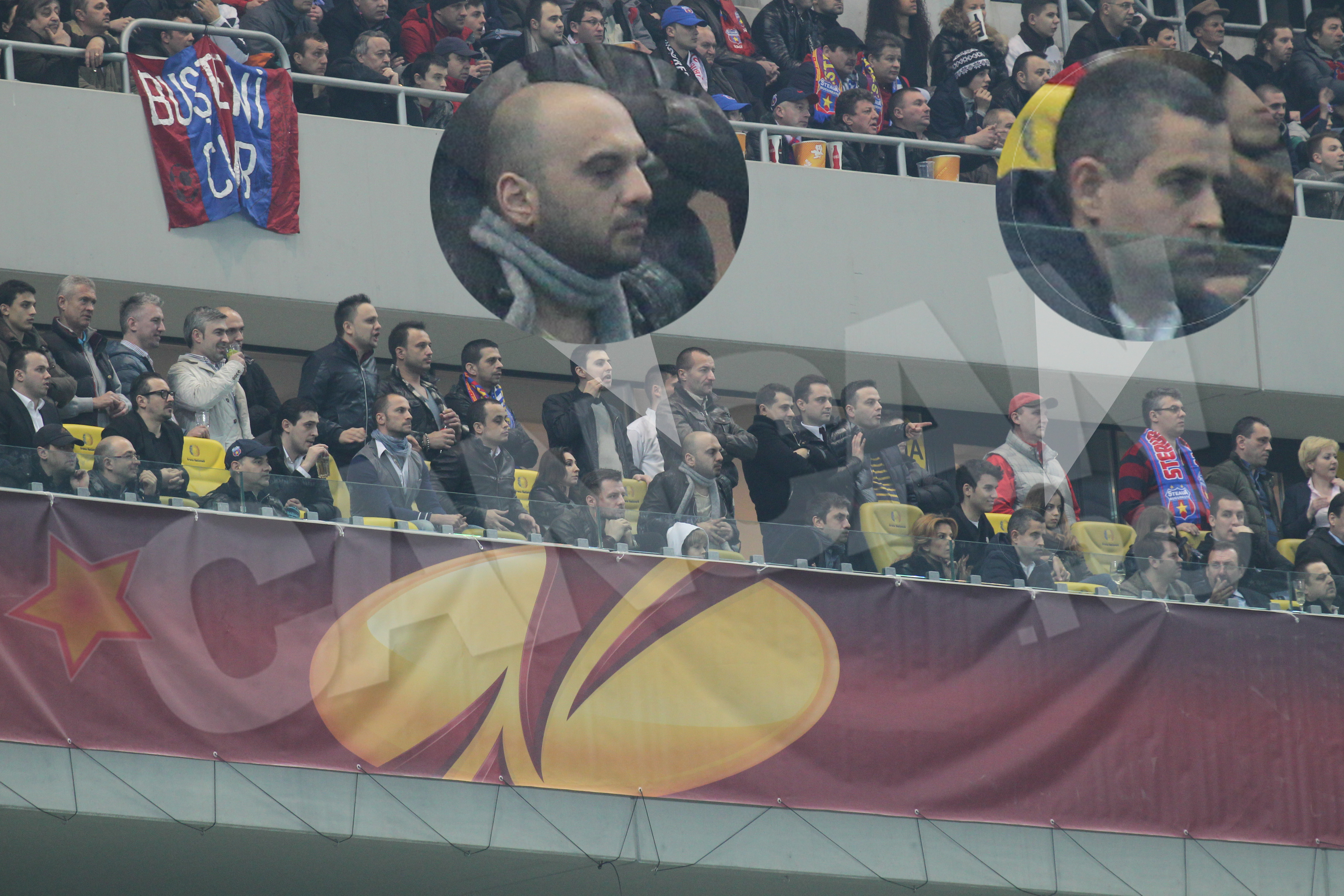 Remus Truica si Liviu Moreanu au sustinut din tribune echipa Selei