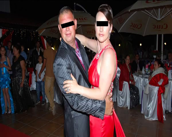 Mariana, alaturi de fostul ei sot, Alex Belgianu