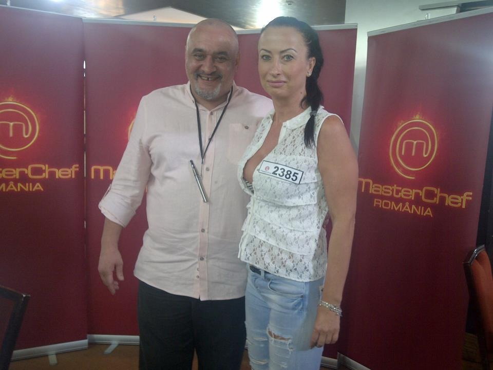 Aurelia impreuna cu Sidia Sissoko, unul dintre cei care au concurat la Masterchef in primul sezon