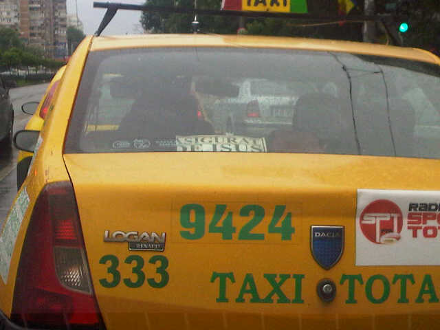 Taxi asigurat de Isus