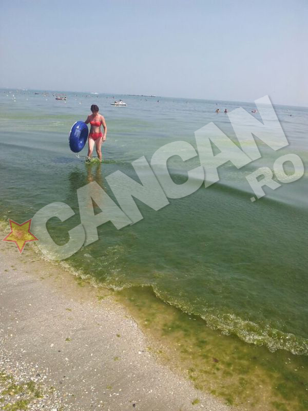 Turisti plaja Mamaia