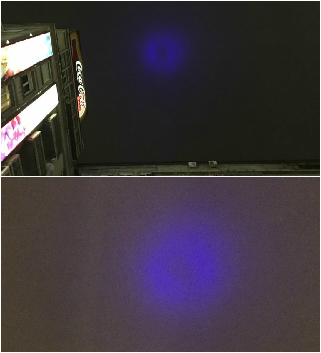 Oamenii au făcut poze „OZN“-ului