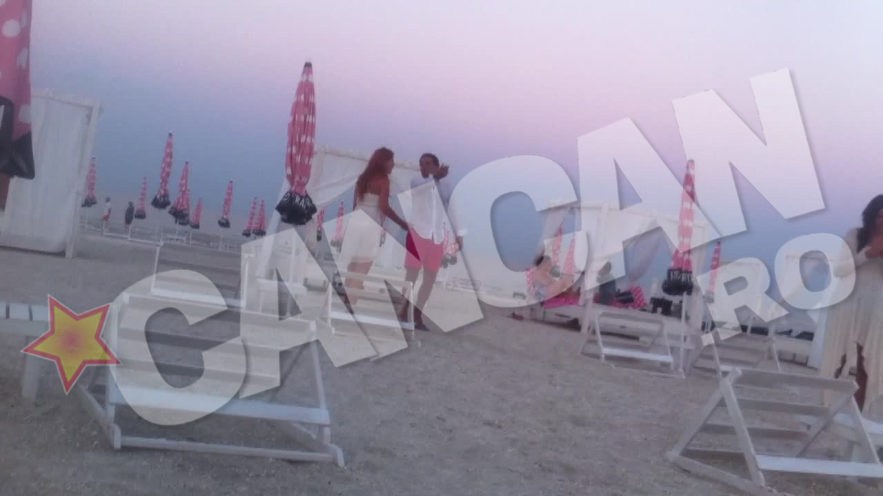 In timp ce Petrache Jr isi lingea ranile, fostul sot al Oanei Mizil se refugiase pe plaja