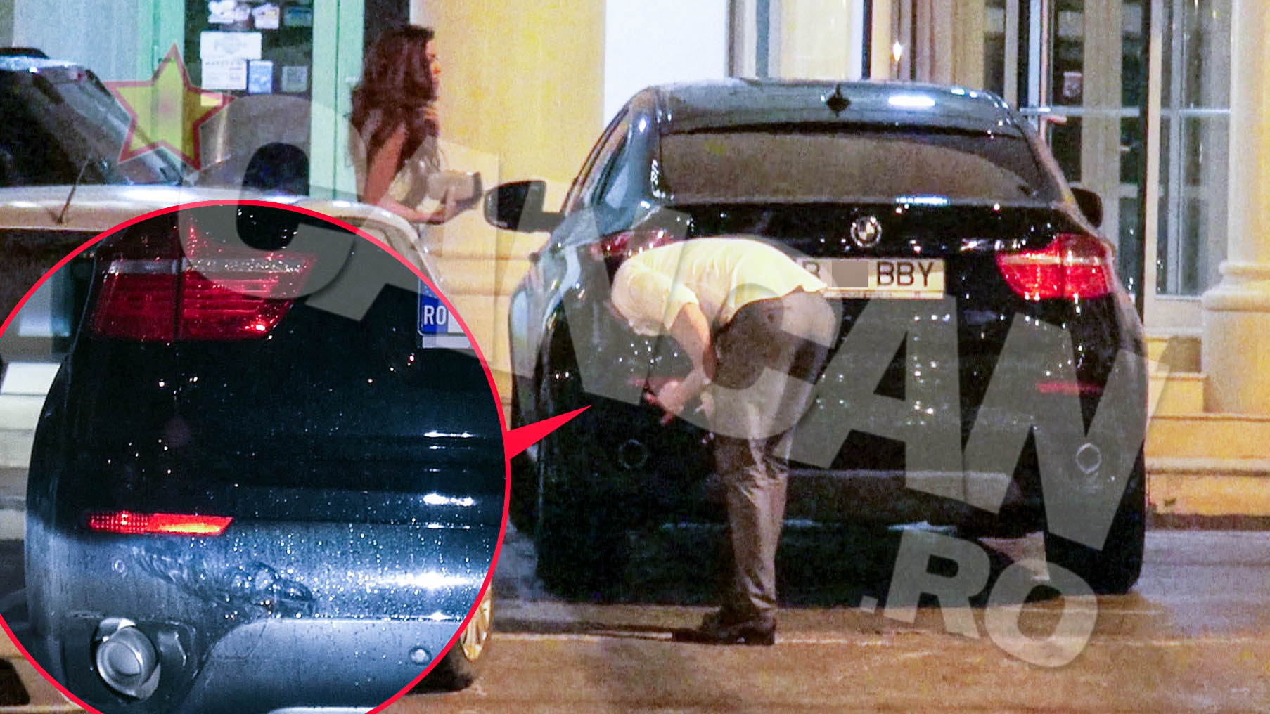 Descopera o urma alba si incepe sa o sterga cu mana