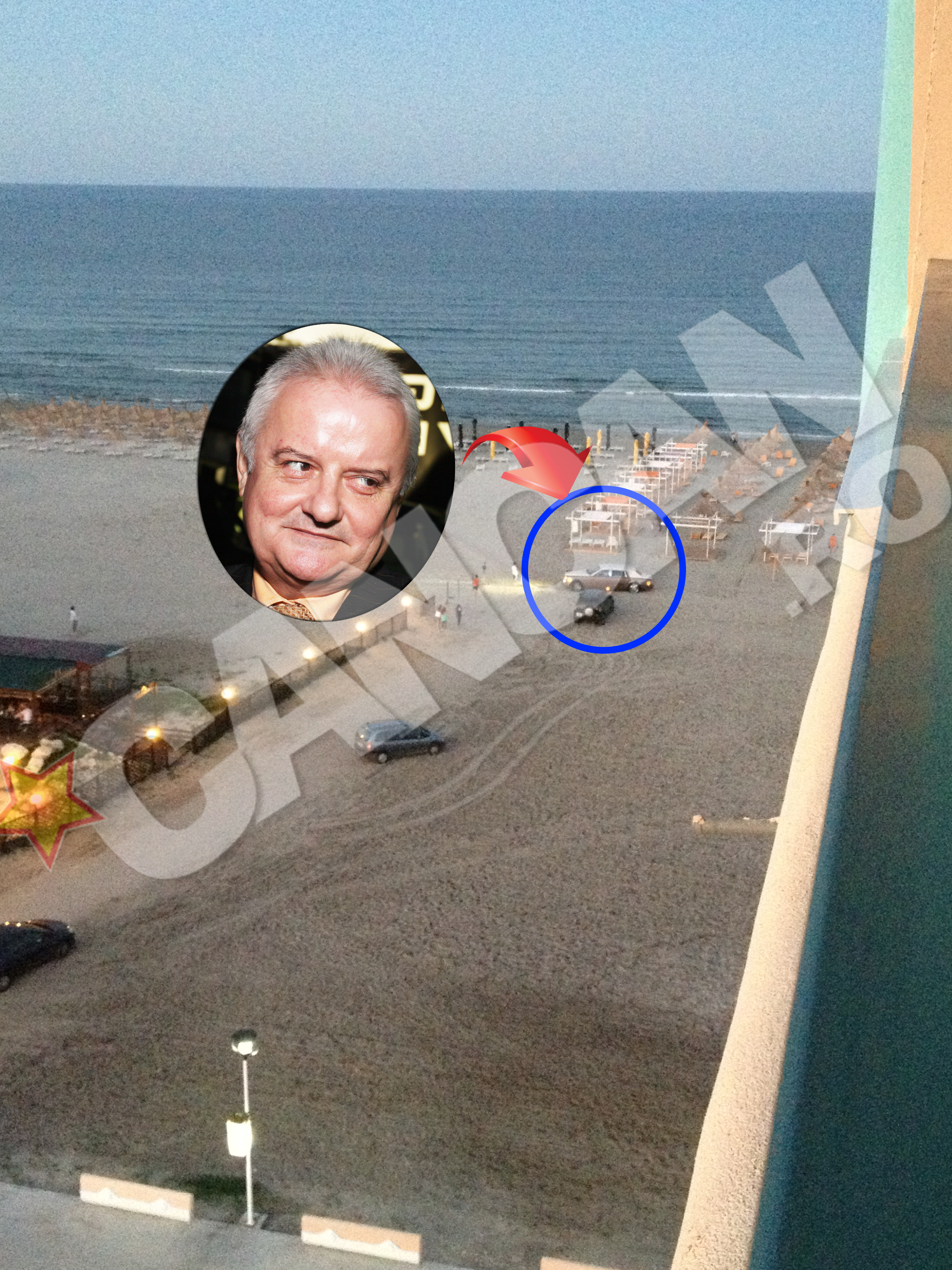 Irinel si-a bagat Rolls-ul in nisip