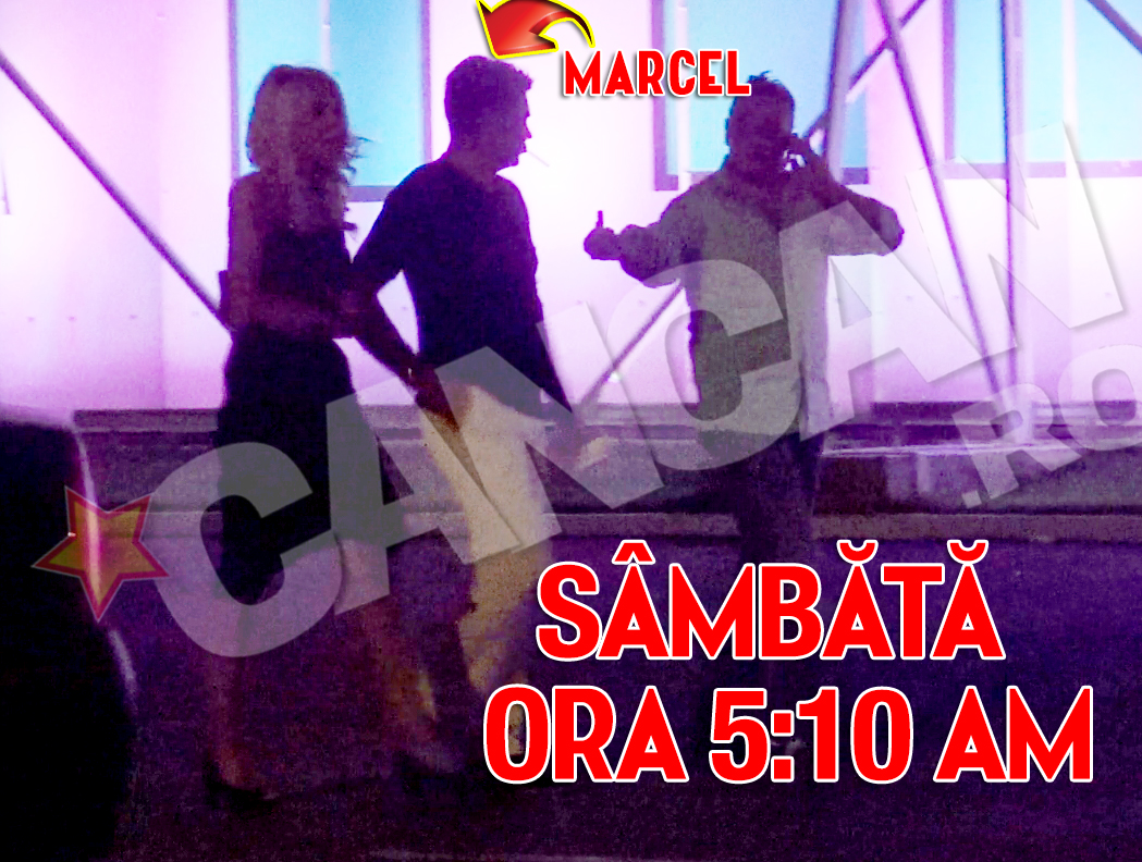 Dupa ce-si face numarul cu bruneta, se hotaraste sa schimbe clubul si ia o blonda 