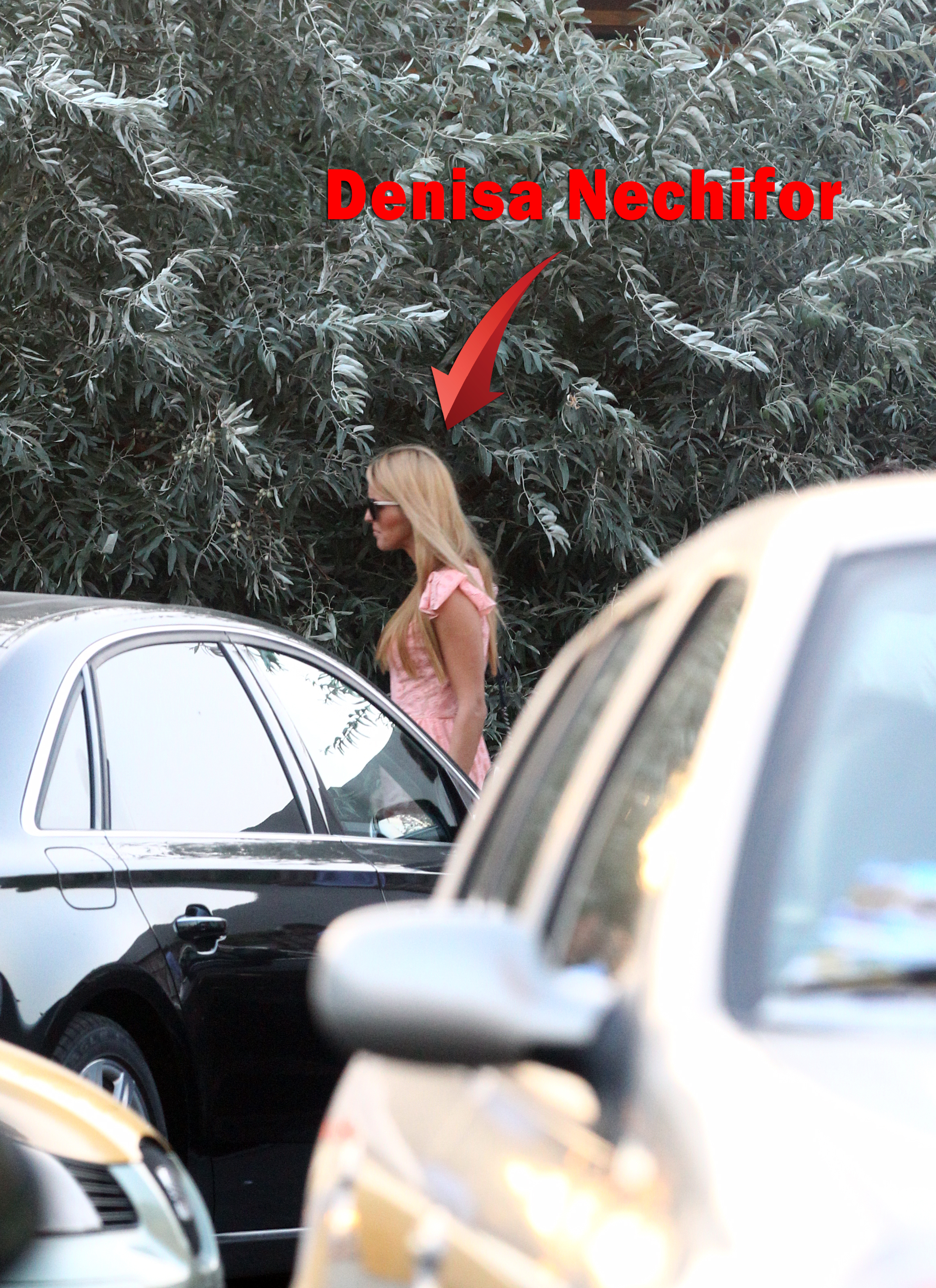 Denisa il urmeaza si se indreapta spre clubul de pe plaja