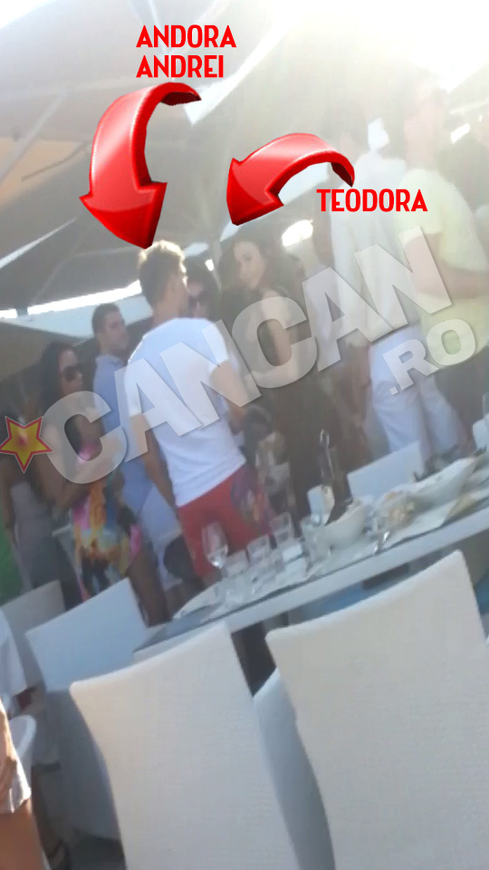 Teodora a venit la un restaurant select de pe plaja