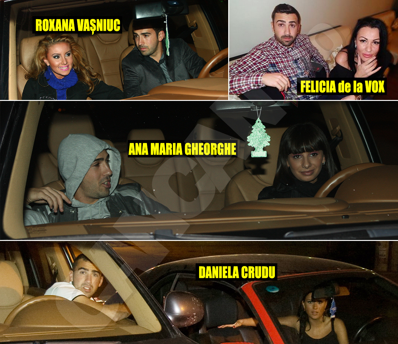 Roxana Vaşlniuc, Felicia de la Vox, Ana Maria Gheorghe sau Daniela Crudu apar ”în cazierul amoros” al lui Dacian Varga