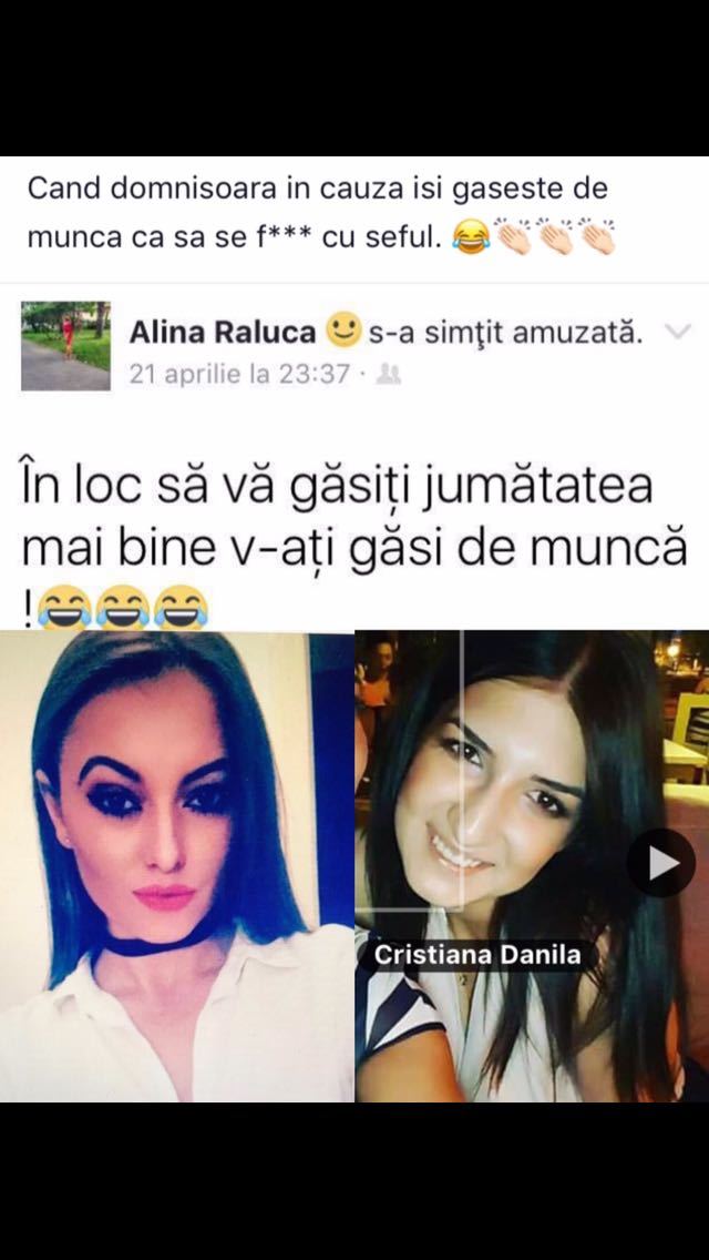 Domnişoara secretară Cristiana Dănăilă apreciază glumele cu şefi...şi secretare