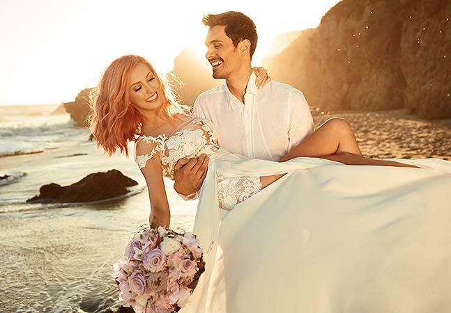 Prima imagine de la nunta Andreei Bălan cu George Burcea