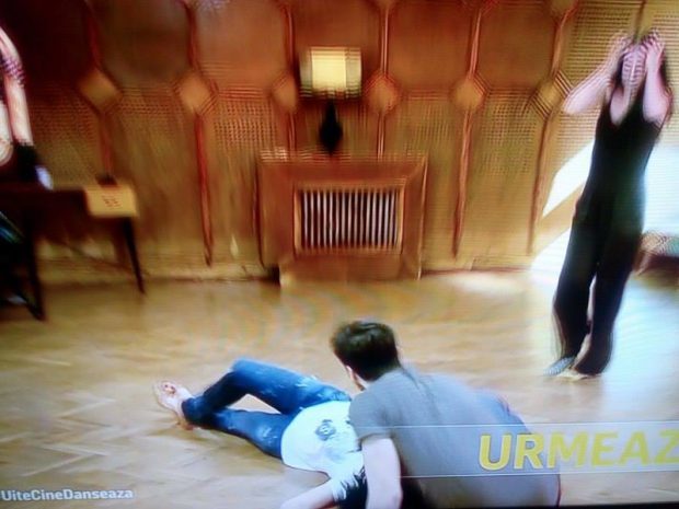 Andreea Marin a căzut la repetiţiile cu Liviu şi Marica