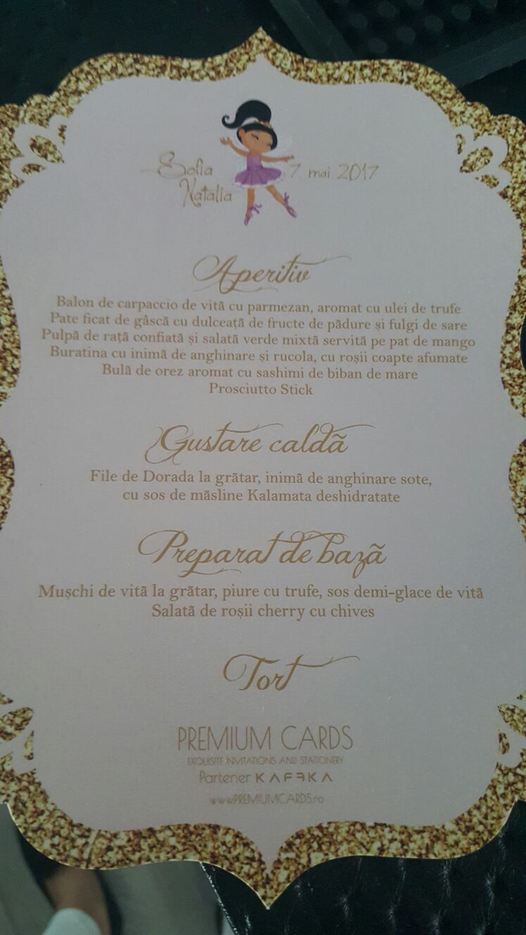 Bianca le-a pregătit invitaţilor o varietate de preparate fine!