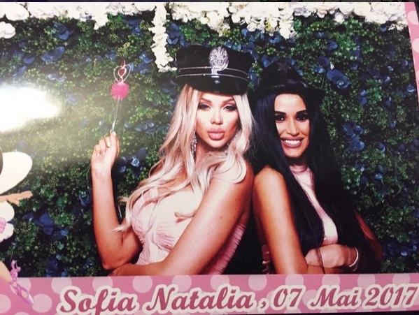 Daniela Crudu nu putea lipsi de la botezul micuţei Natalia