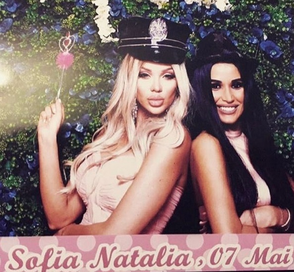 Bianca Drăguşanu şi Daniela Crudu, la botez