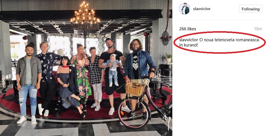 Victor Slav a anunţat un nou proiect TV în care va apărea împreună cu Bianca Drăguşanu şi fiica lor