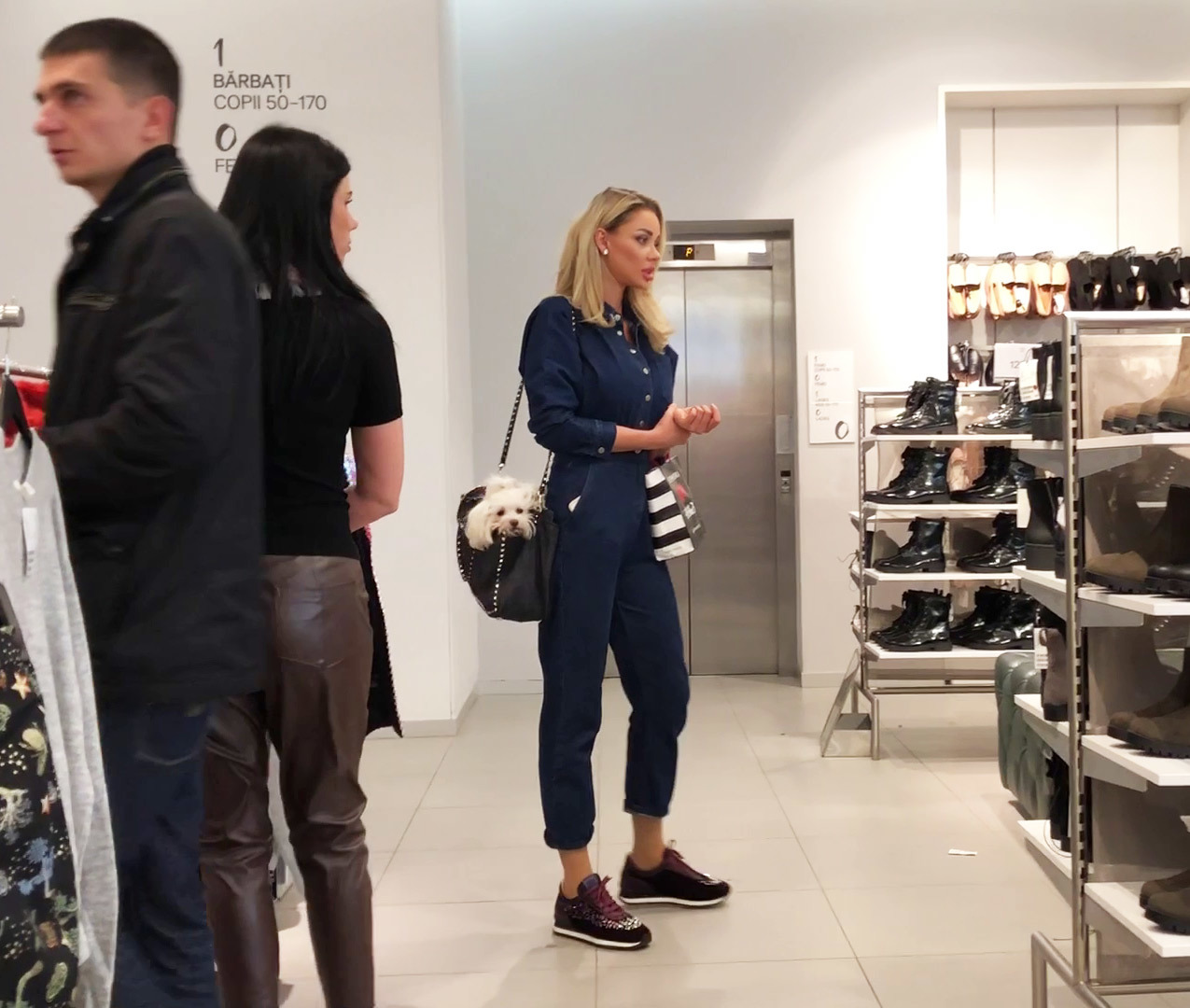 Bella a stat cuminte la locul ei, în poşeta Biancăi