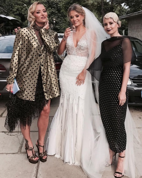 Deşi i s-a făcut rău în timpul slujbei, Oana a fost extrem de fericită după nuntă