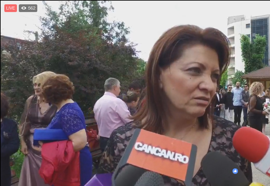 Gina Matache este astăzi emoţionată pentru fiica ei