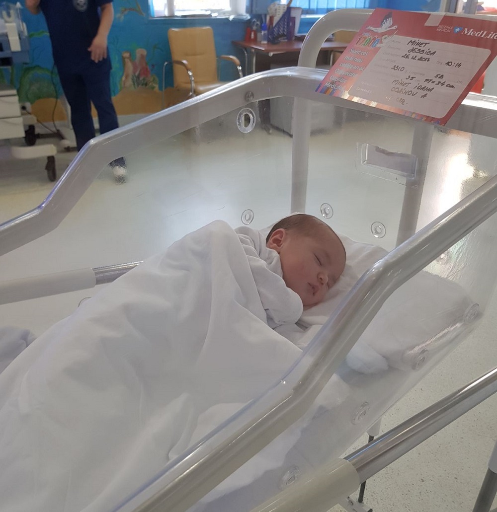 Oana şi soţul ei i-au pus fiicei lor numele 