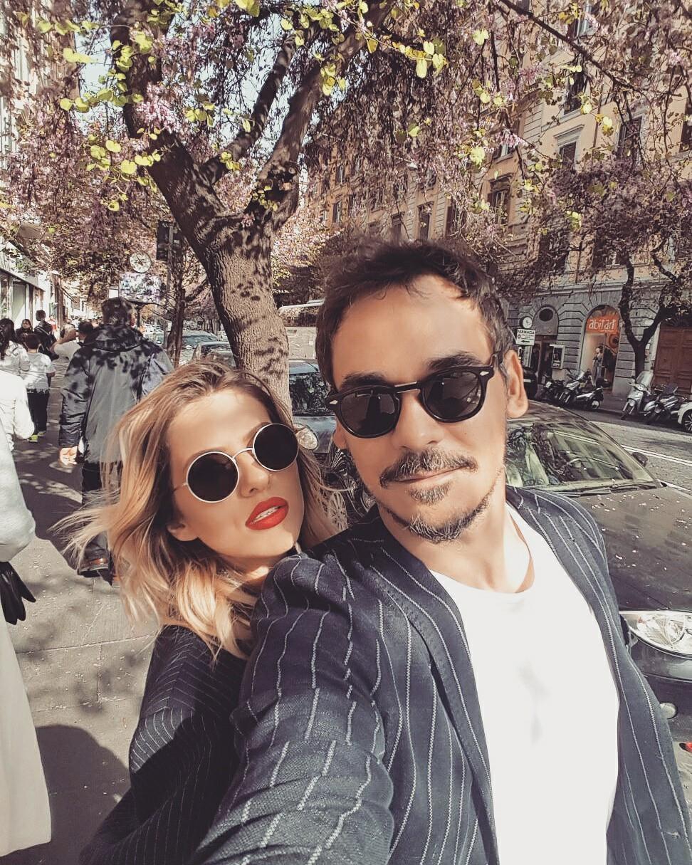 Lidia Buble şi Răzvan Simion s-au bucurat de vremea frumoasă de la Roma