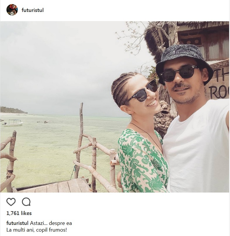 Răzvan Simion i-a urat public ”La mulţi ani” iubitei lui