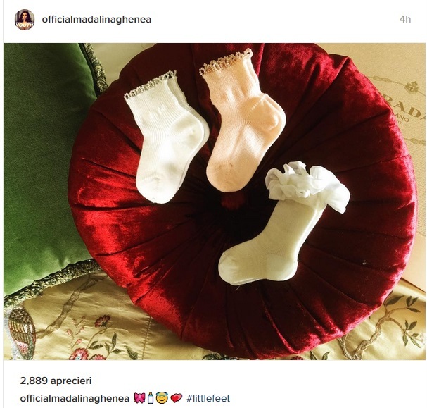 Mădălina Ghenea i-a cumpărat primele lucruşoare viitoarei ei fiice