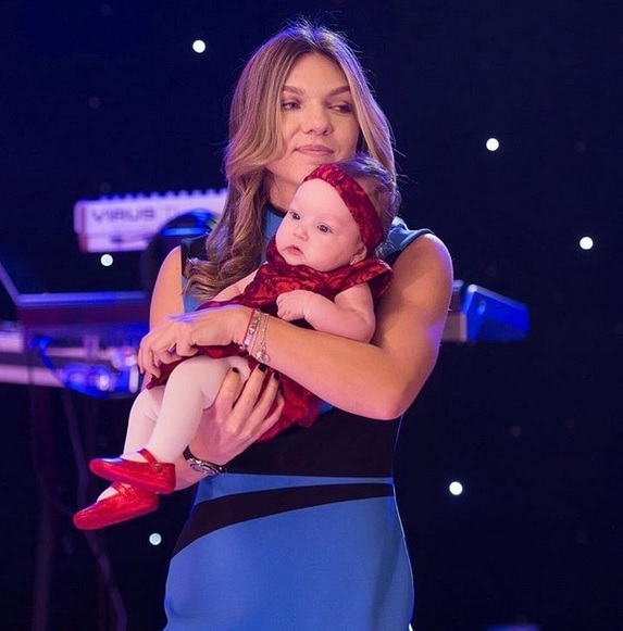 Simona Halep, împreună cu nepoţica ei