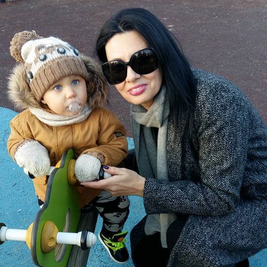 Denise, alături de Dominic, primul băiat al Antoniei