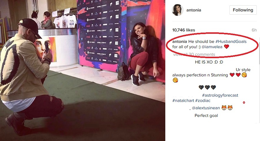 Antonia, cucerită de gesturile de tandreţe ale lui Alex Velea