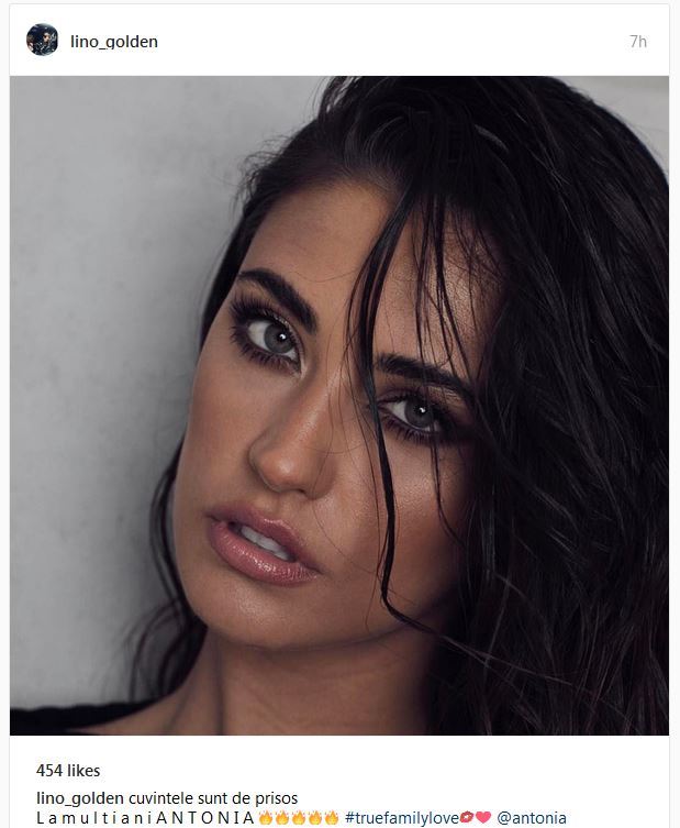 Lino Golden a făcut publică această imagine pe Instagram