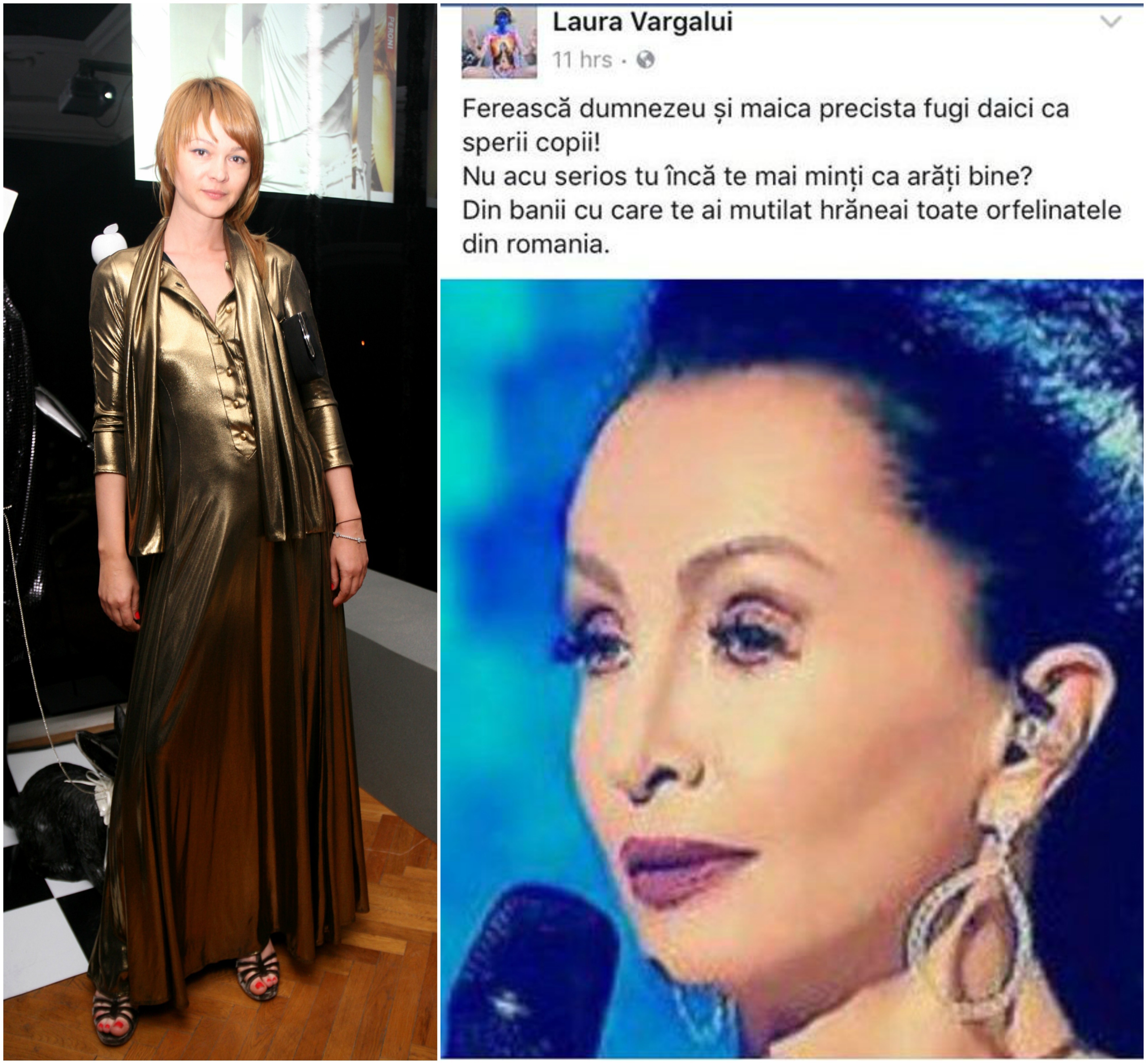 Laura a atacat-o extrem de dur pe Mihaela Rădulescu, printr-o postare pe contul ei de Facebook.