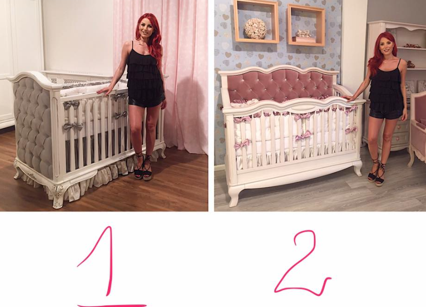 Elena Gheorghe a cerut ajutorul prietenilor pentru a alege pătuţul viitoarei ei fetiţe