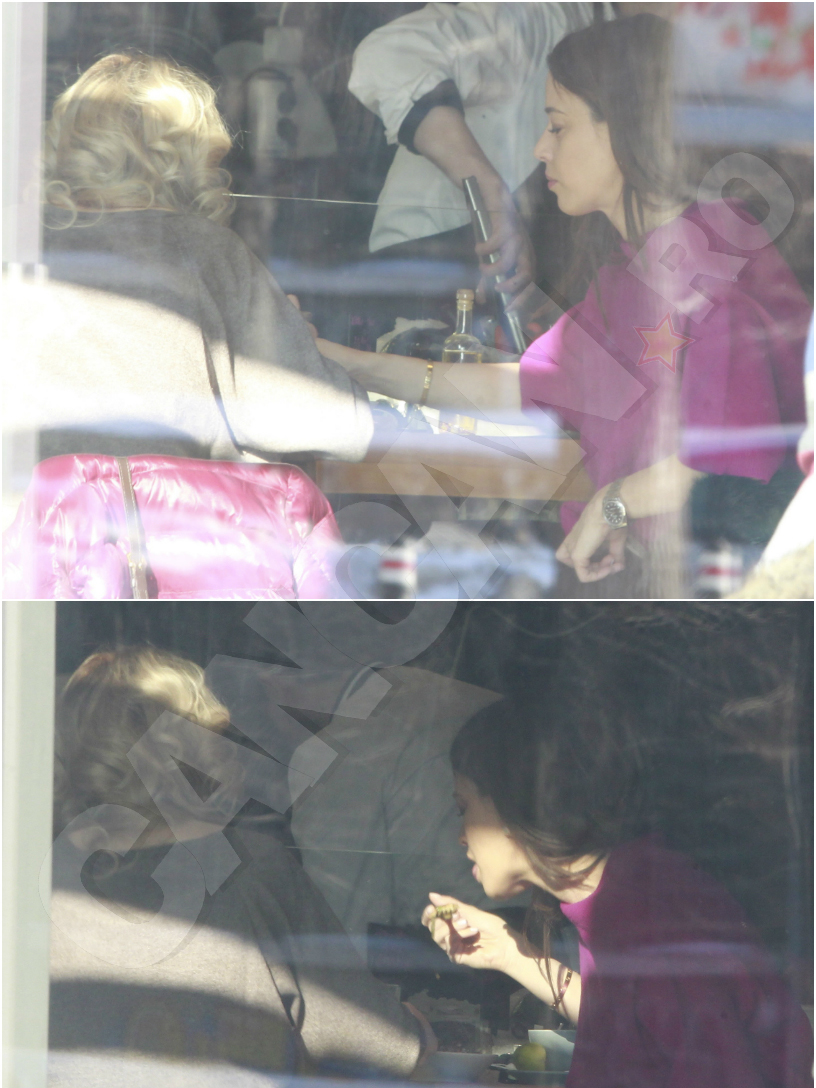 Andreea Raicu a mers într-un restaurant din Capitală doar alături de o prietenă, deşi a recunoscut că are un nou iubit