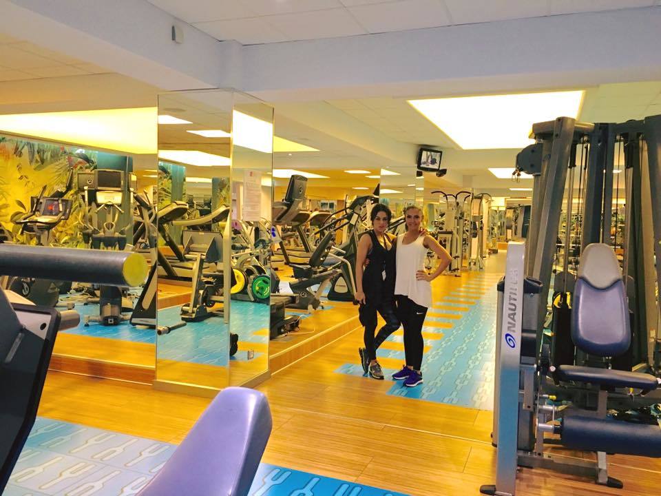 Andreea Mantea a profitat de acest sfârşit de săptămână pentru a merge la sală