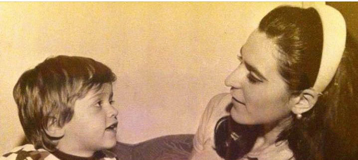 Cristian Furdi, alături de mama sa