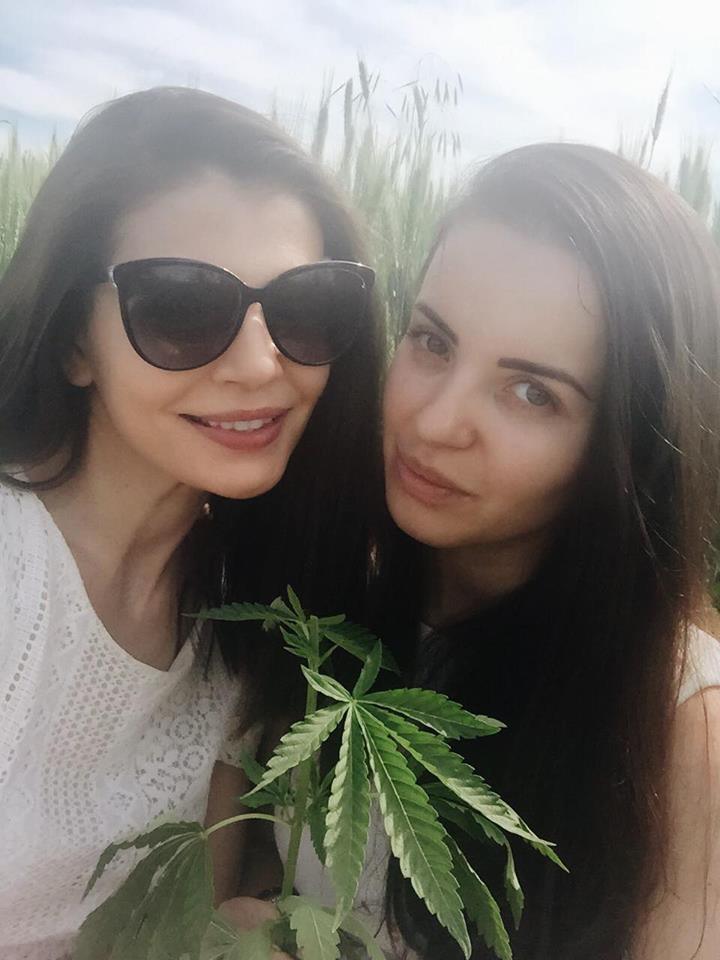 Monica Gabor a găsit o plantaţie de marijuana medicinală