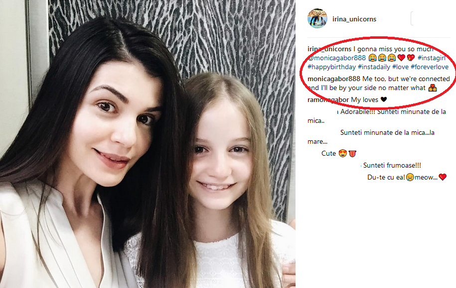 Monica Gabor şi Irina se despart după mai bine de o lună petrecută împreună